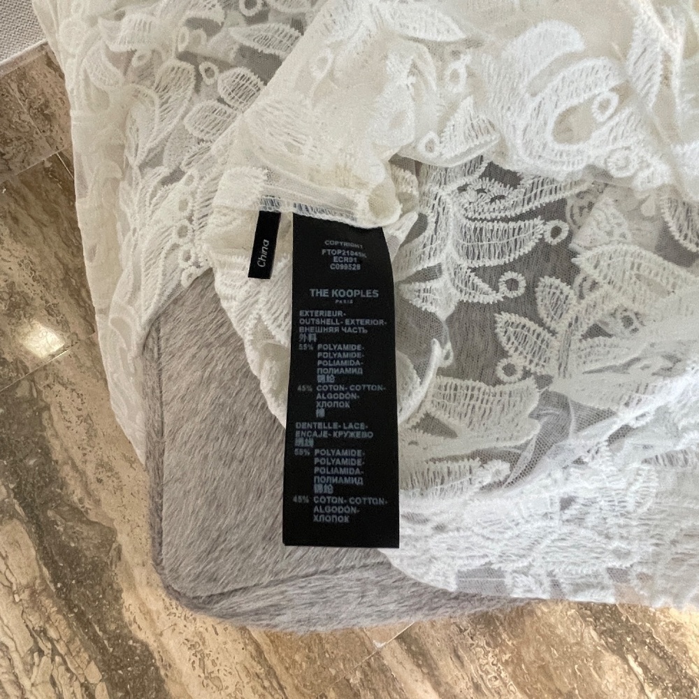 THE KOOPLES LACE TOP NEW WITH TAGS SIZE 3 - Picture 8 of 9